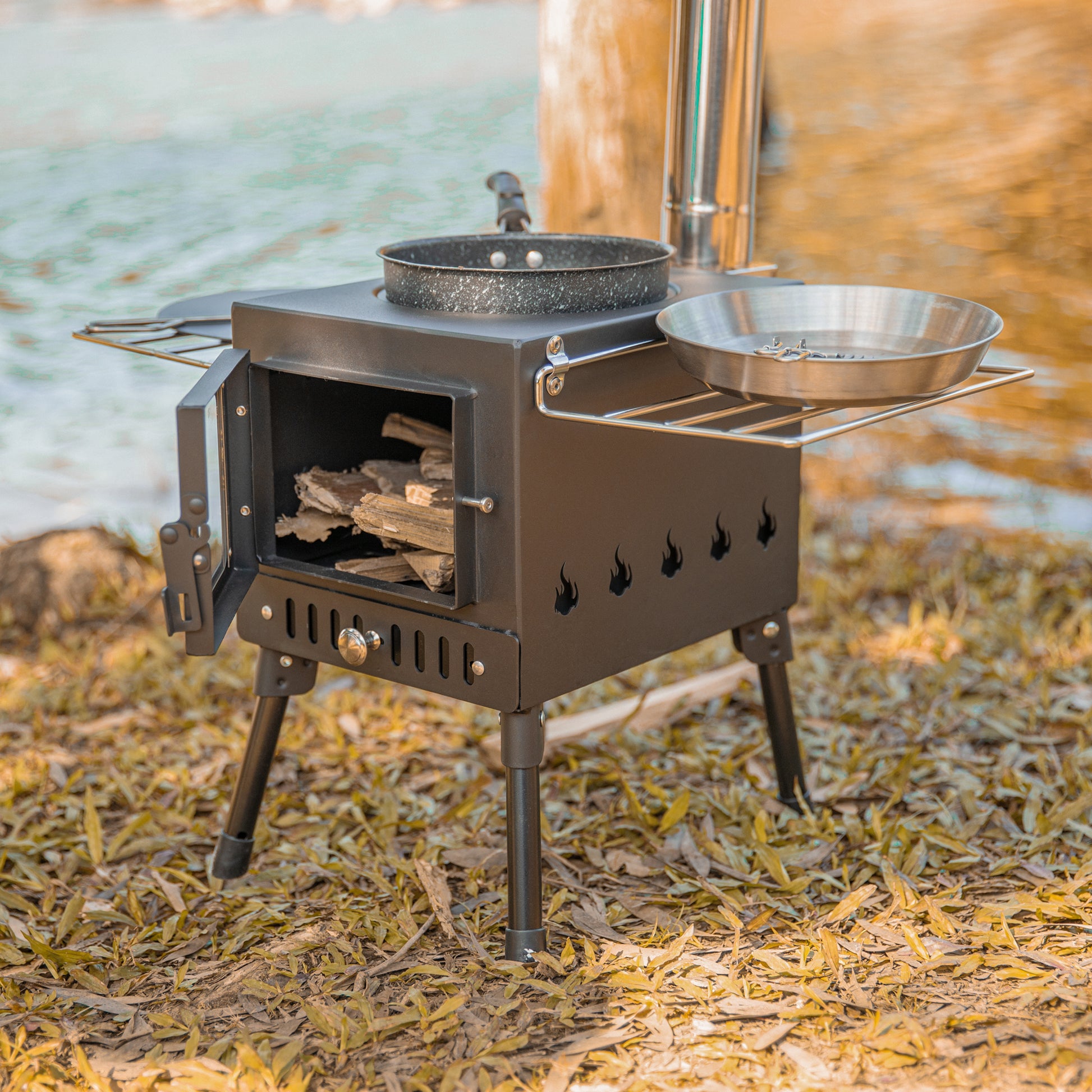 stove camping Folding Wood Stove