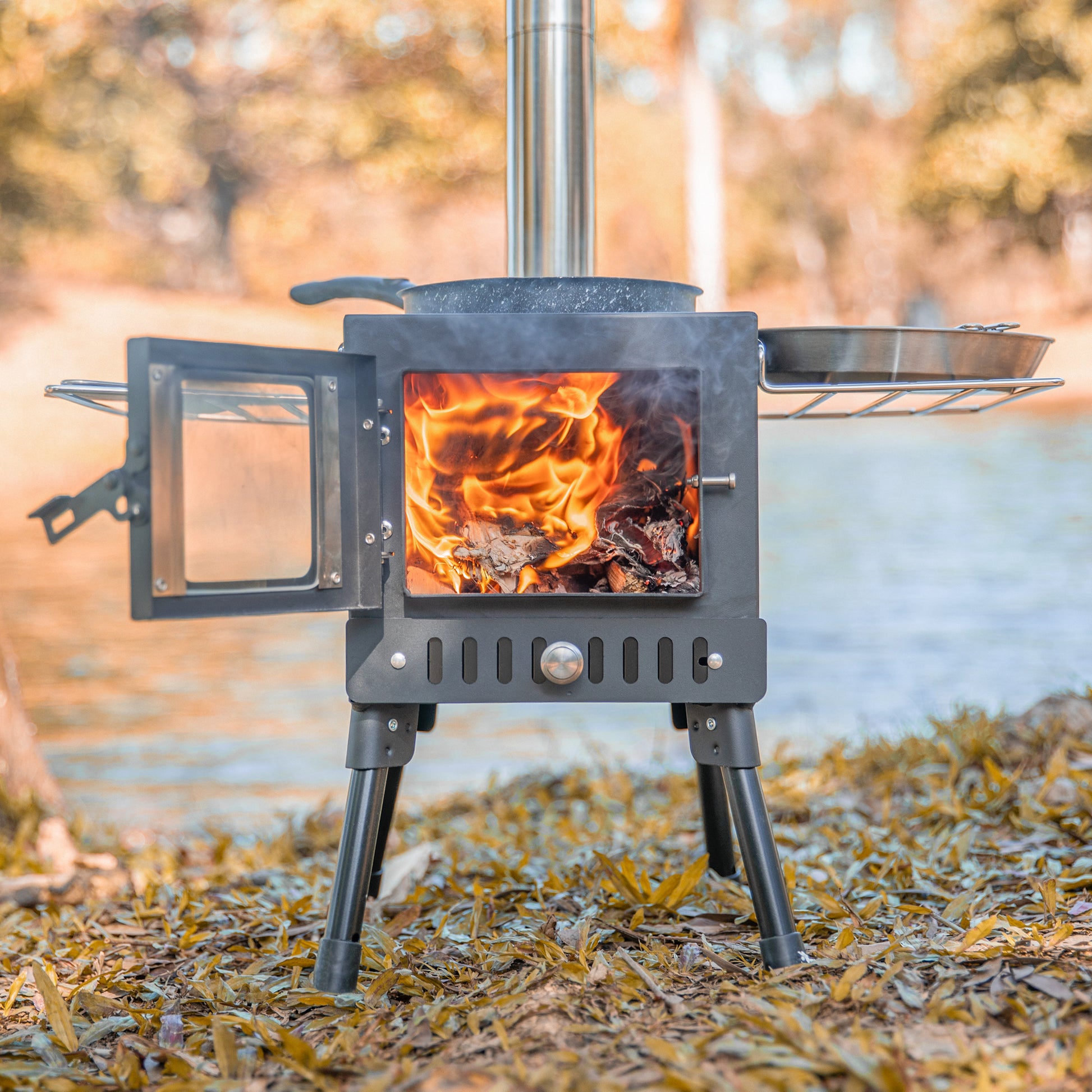 camp stoves for tents Folding Wood Stove