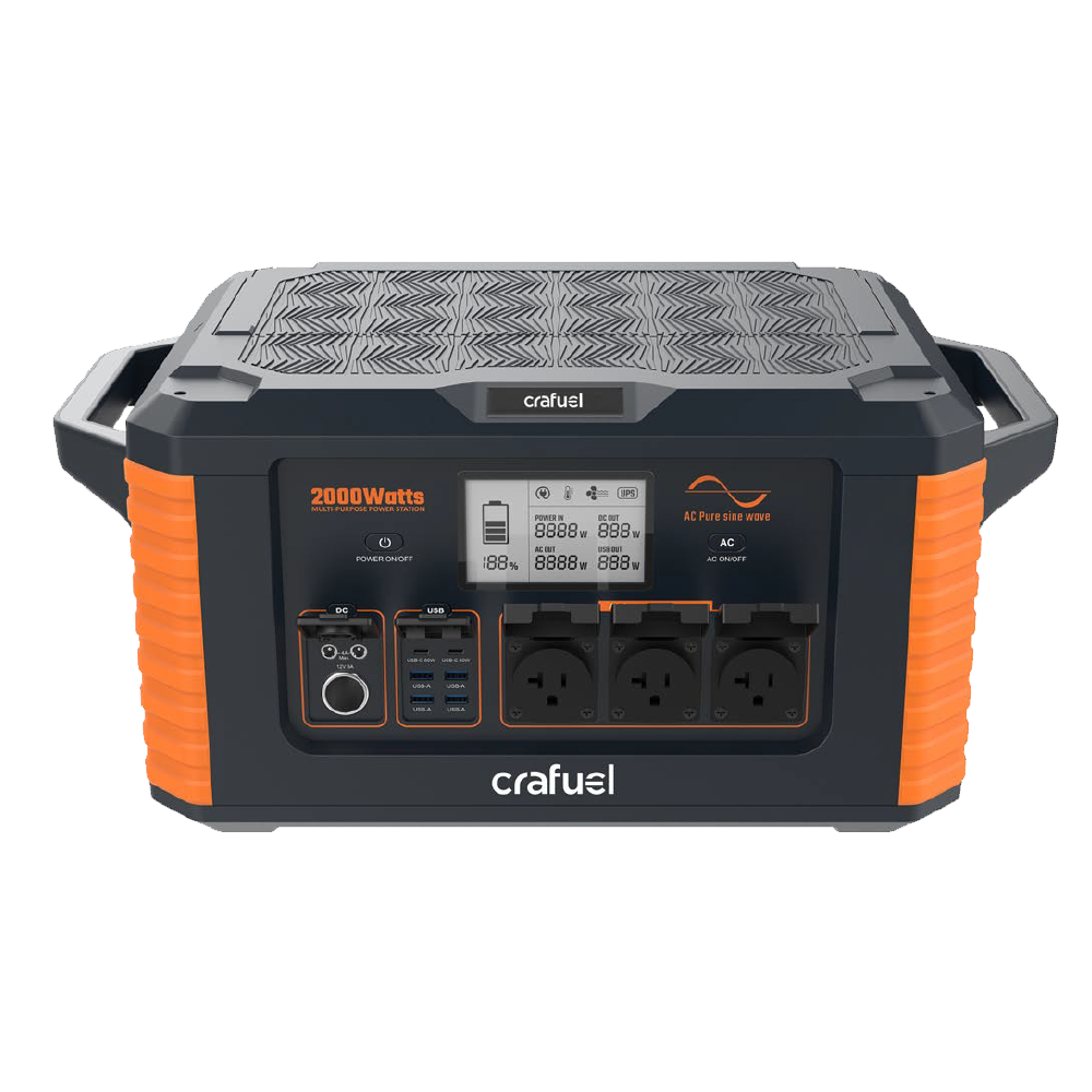 Crafuel Alto2000W Replaceable Battery Portable Power Station